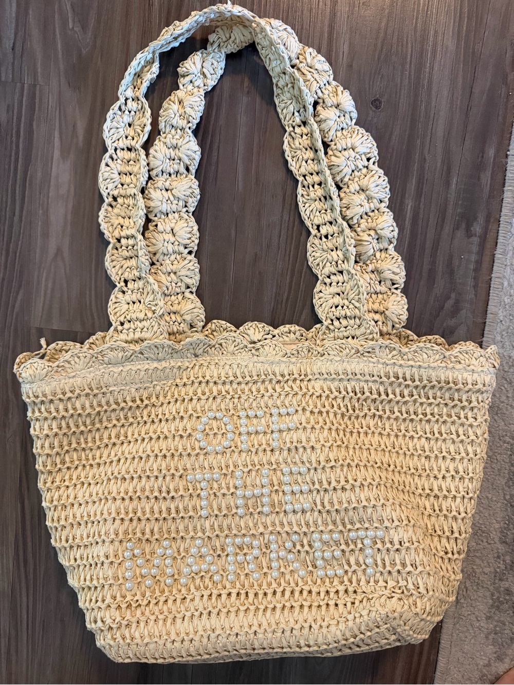 Off the market tote- a new day